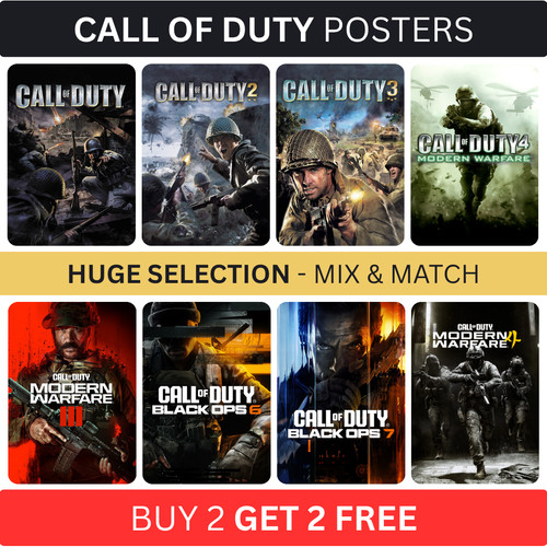 Call duty posters a4 - a4, a3