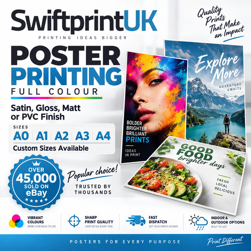 Poster printing colour satin - colour,