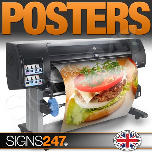 Poster printing gloss - printing, or