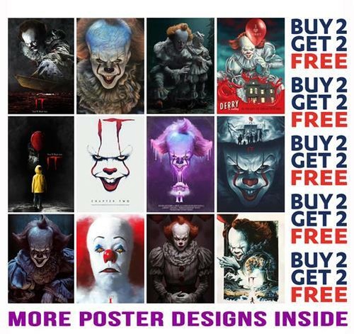 Pennywise poster art print - pennywise,