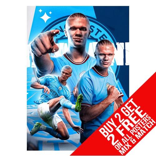 Erling haaland dd3 poster - erling,