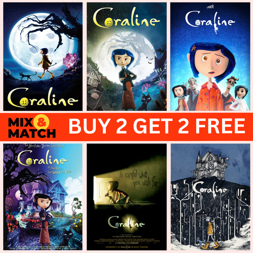 Coraline movie poster - (2009),