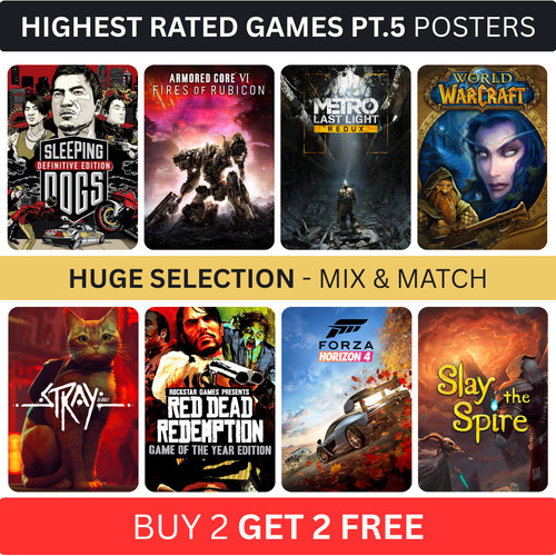 Highest rated games posters - highest,