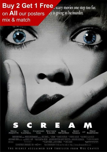 Scream 1996 movie - movie, poster