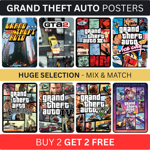 Grand theft auto gta posters - theft,
