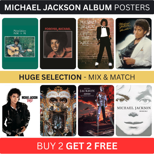 Michael jackson album posters - jackson,