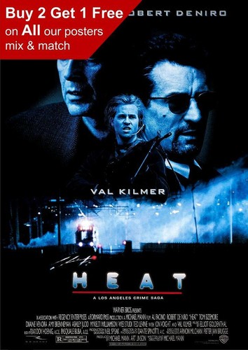 Heat 1995 movie poster a4 - 1995,