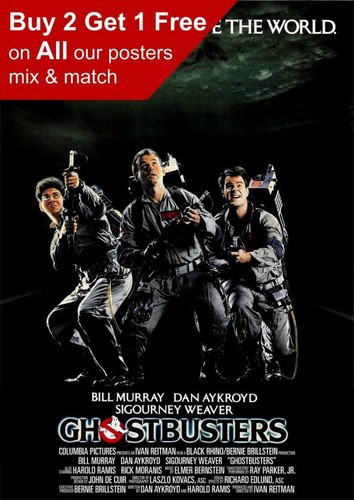 Ghostbusters 1984 movie poster - ghostbusters,