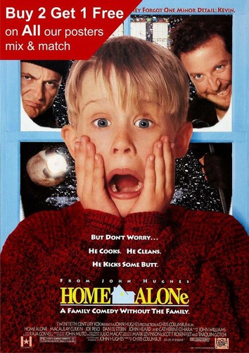 Home alone 1990 movie poster - alone,