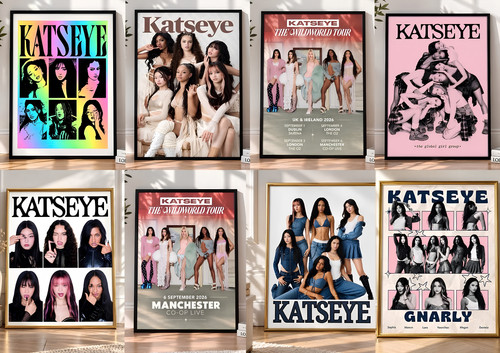 Katseye poster print a3 - a5, a4