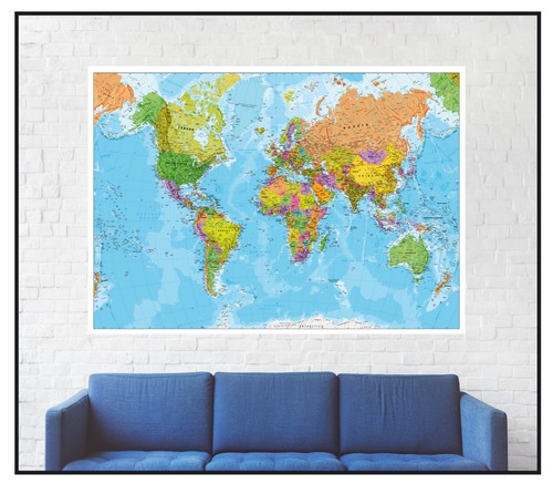 World map atlas - atlas, detailed