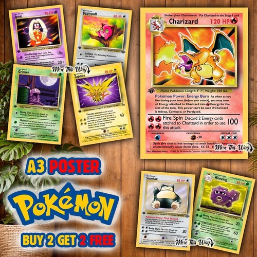 Pokemon card poster - pokemon,
